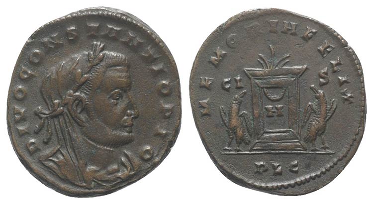 Divus Constantius I (died AD 306). ... 