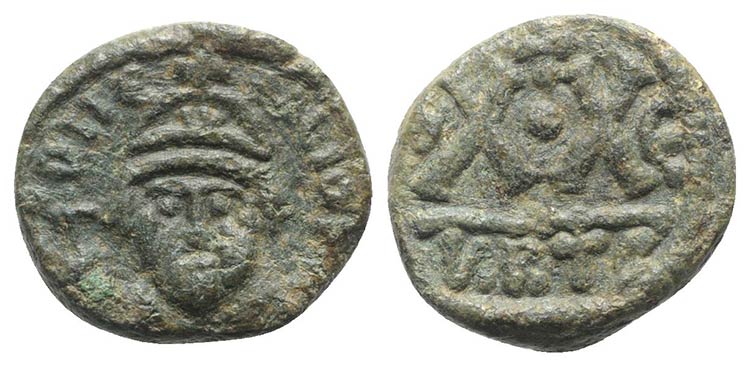 Phocas (602-610). Æ 20 Nummi ... 