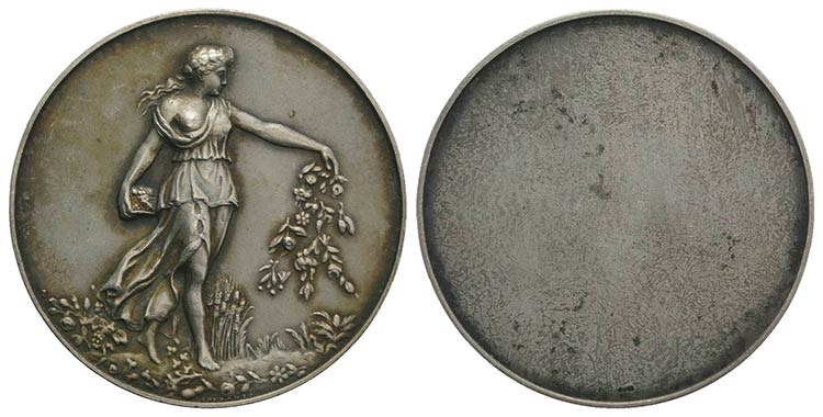 Italy, late 19th century. AR Medal ... 