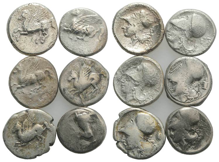 Lot of 6 AR Staters/Pegasii, to be ... 