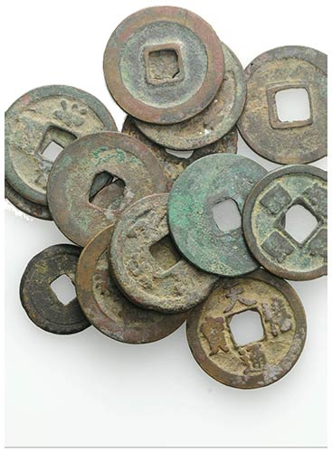 China, lot of 14 Æ coins, ... 