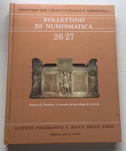 Bollettino di Numismatica n 26-27 ... 