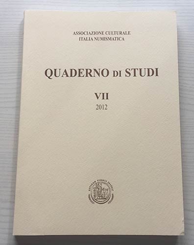 Quaderno di Studi VII, 2012. ... 