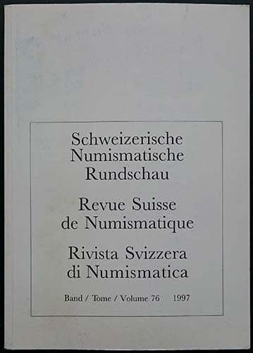Schweizerische Numismatische ... 