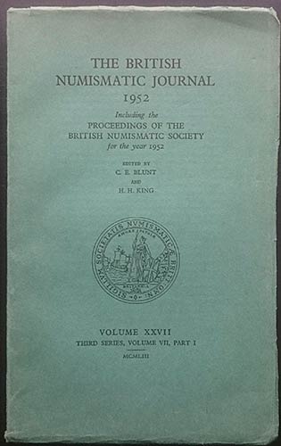 The British Numismatic Journal ... 