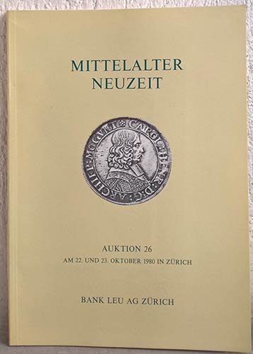 BANK LEU AG – Auktion n. 26. ... 