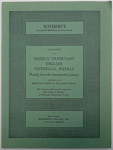 Sothebys, Catalogue of Highly ... 