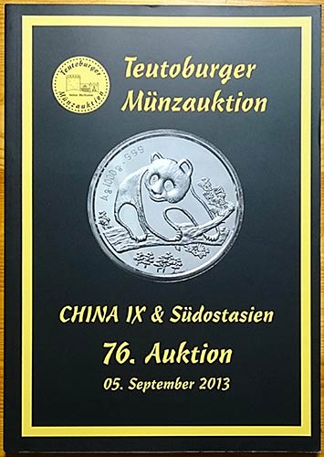 Teutoburger Munzauktion, China IX ... 