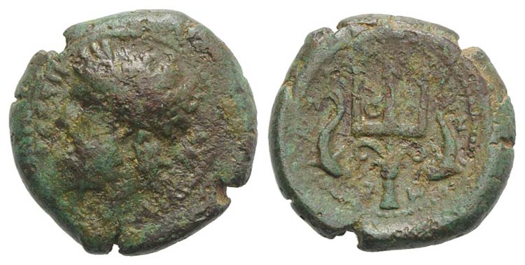 Sicily, Messana, 338-318 BC. Æ ... 