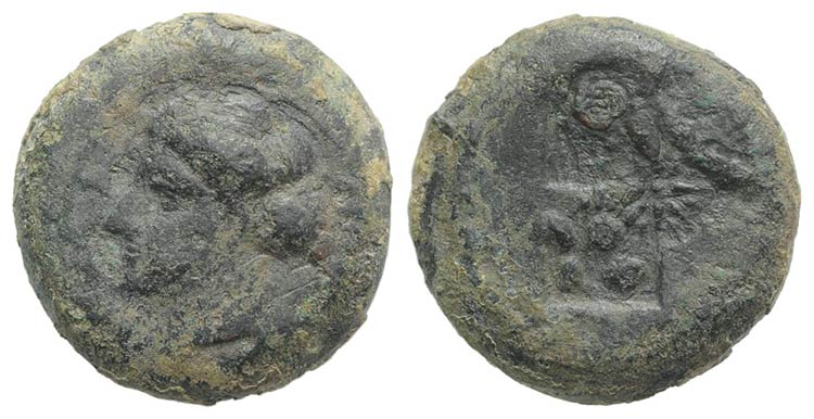 Sicily, Syracuse, 405-375 BC. Æ ... 