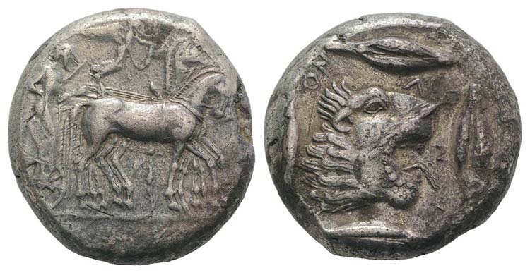 Sicily, Leontini, c. 476-466 BC. ... 