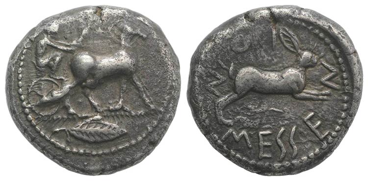Sicily, Messana, 478-476 BC. AR ... 