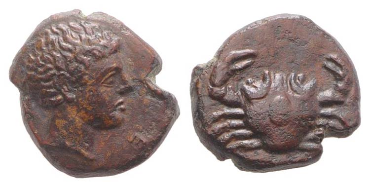 Sicily, Motya, c. 400-397 BC. Æ ... 