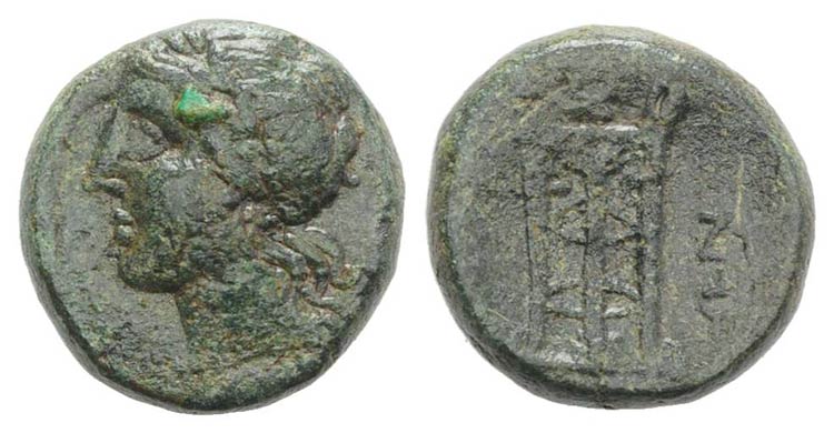Bruttium, Rhegion, c. 260-215 BC. ... 