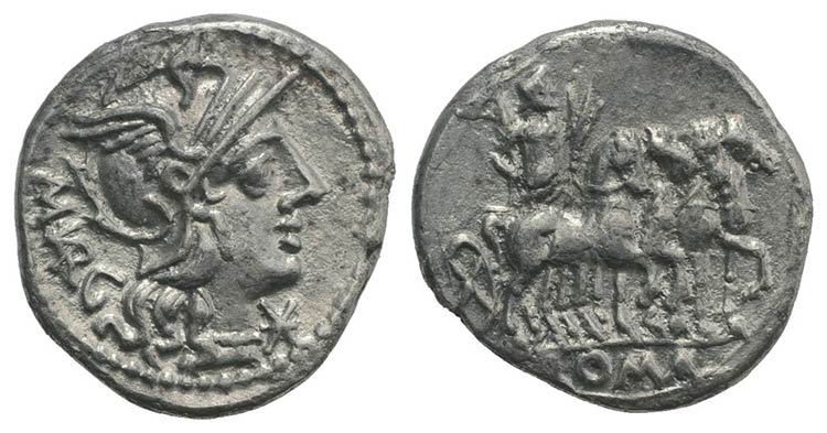 M. Vargunteius, Rome, 130 BC. AR ... 