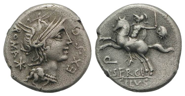 M. Sergius Silus, Rome, 116-115 ... 