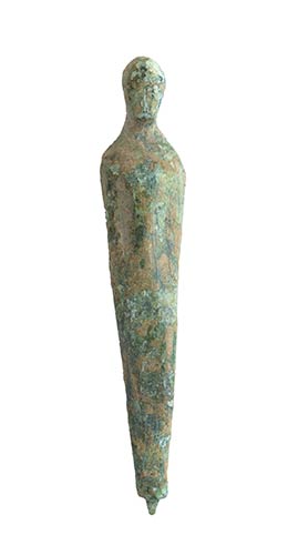 Piccolo Kouros etrusco in bronzo ... 