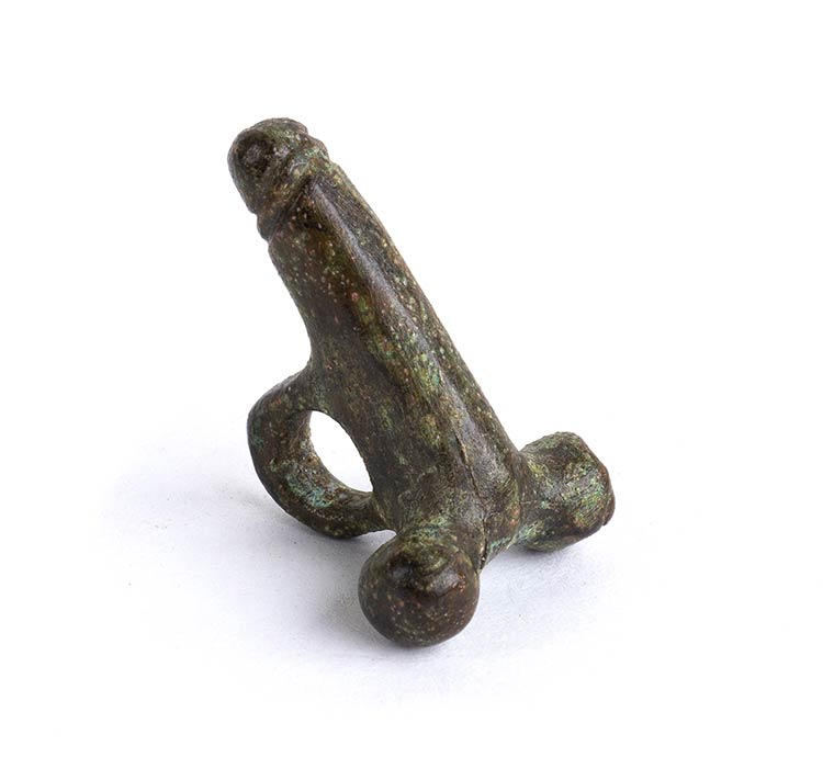 Amuleto fallico in bronzo I - III ... 