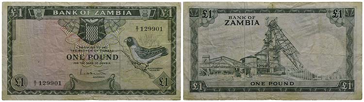 ZAMBIA - Repubblica - Pound - 1964 ... 