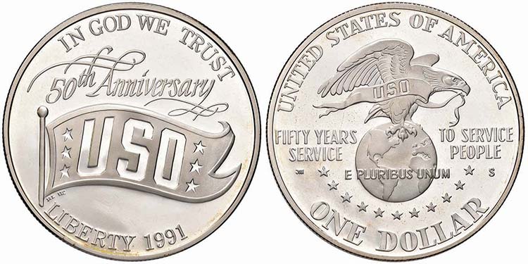U.S.A. -  - Dollaro - 1991 S - ... 