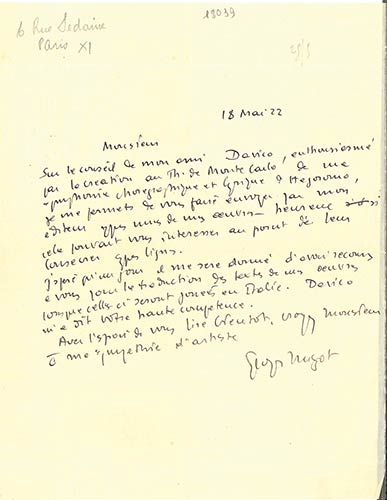 GEORGES MIGOTParigi 1891 – ... 