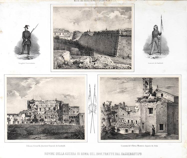 Ruins of War from 1849, taken from ... 