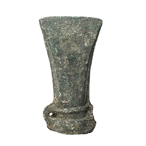 Bronze axe head  8th century BC; ... 