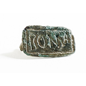 Roman bronze bread-stamp  1st -2nd ... 