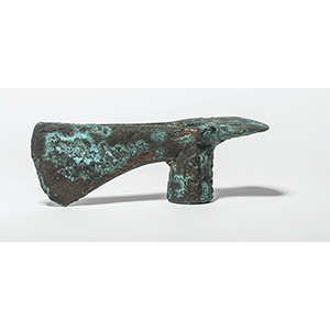 Bronze axe head with handle Iran, ... 