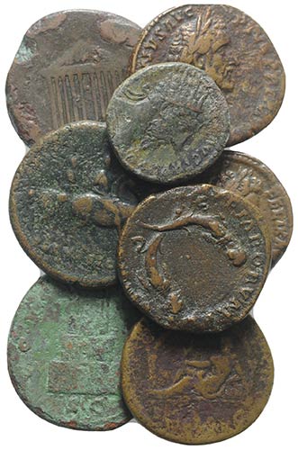 Lot of 13 Roman Imperial Æ coins, ... 