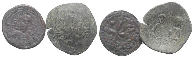 Lot of 2 Byzantine Æ coins, to be ... 