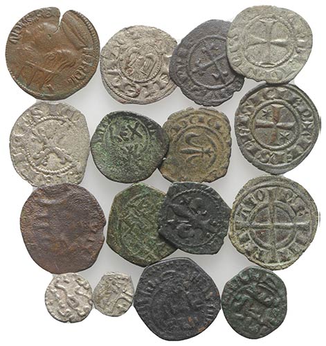 South Italy, lot of 16 Medieval BI ... 