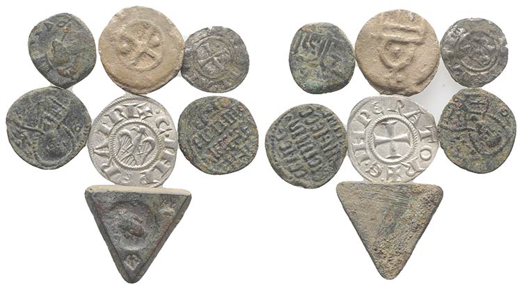South Italy, lot of 7 Medieval ... 