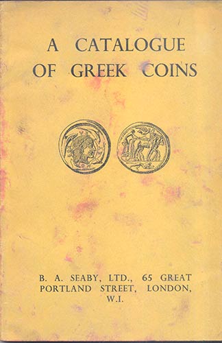 ASKEW  G. – A Catalogue of greek ... 
