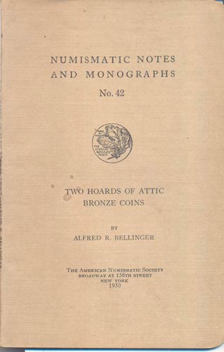 BELLINGER A.R. – Two hoards of ... 