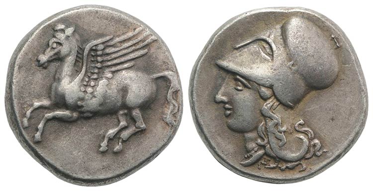 Bruttium, Medma, 330-317 BC. AR ... 