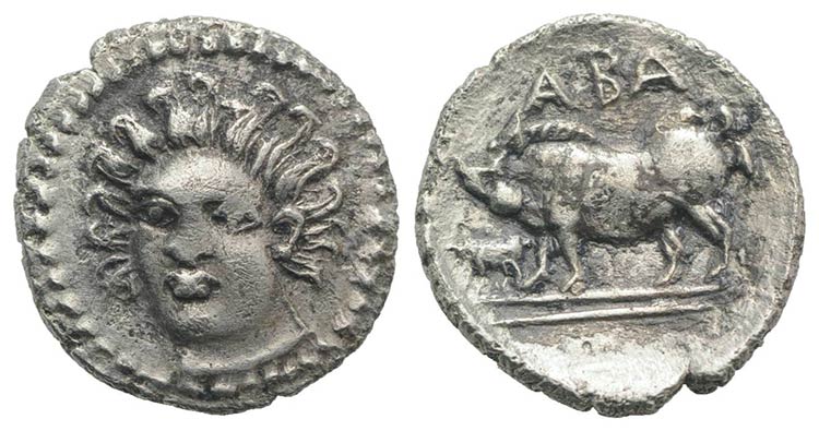 Sicily, Abakainon, c. 410-400 BC. ... 