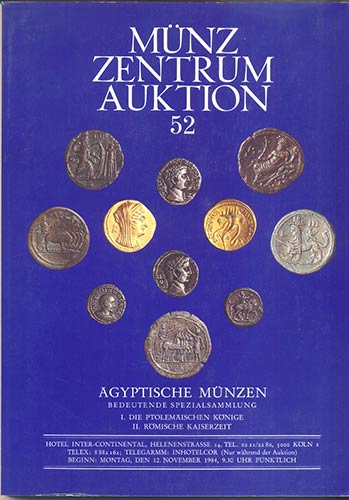 MUNZ ZENTRUM. – Auktion, 52. ... 