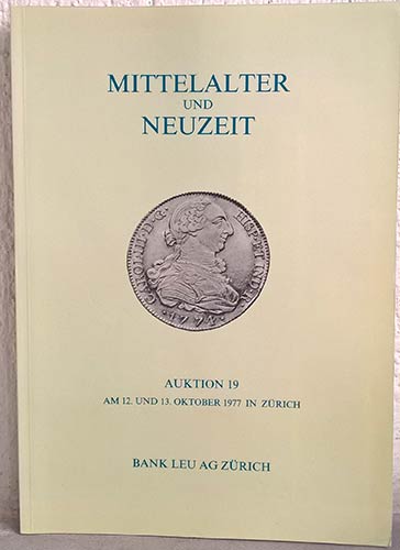BANK LEU AG – Auktion n. 19. ... 