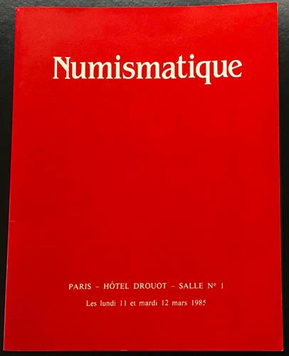 Bourgey M.E. Numismatique Salle ... 