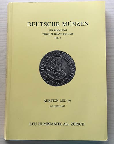 Leu Numismatik, Auktion 73. Munzen ... 
