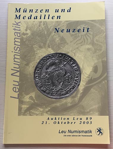 Leu Numismatik Auction 89. Munzen ... 