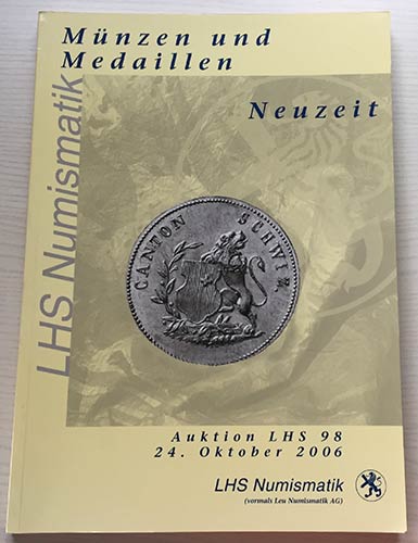 LHS Numismatik Auction 98. Munzen ... 