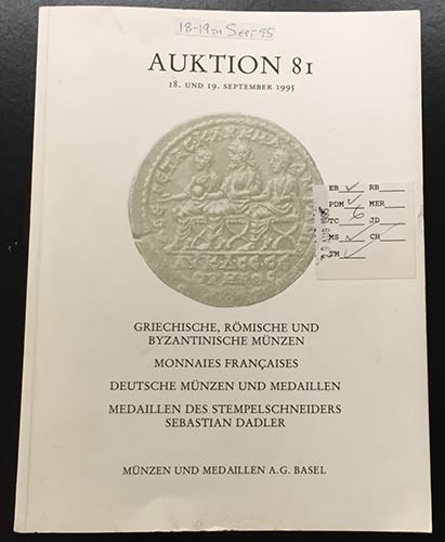 Munzen und Medaillen Auction 81 ... 