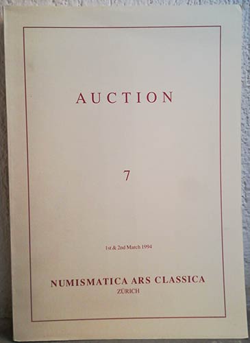 NAC - Numismatica Ars Classica. ... 