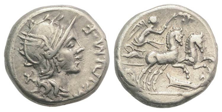 M. Cipius M.f., Rome, 115-114 BC. ... 