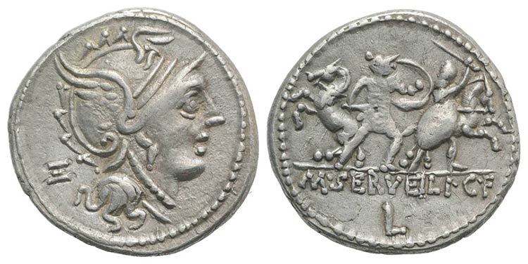 M. Servilius C.f., Rome, 100 BC. ... 