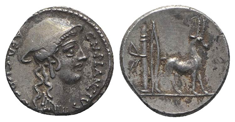 Cn. Plancius, Rome, 55 BC. AR ... 