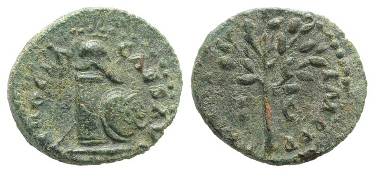 Nero (54-68). Æ Quadrans (15mm, ... 
