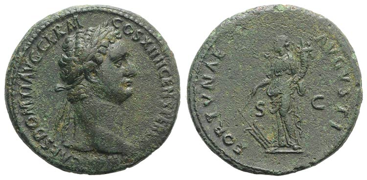 Domitian (81-96). Æ As (29mm, ... 